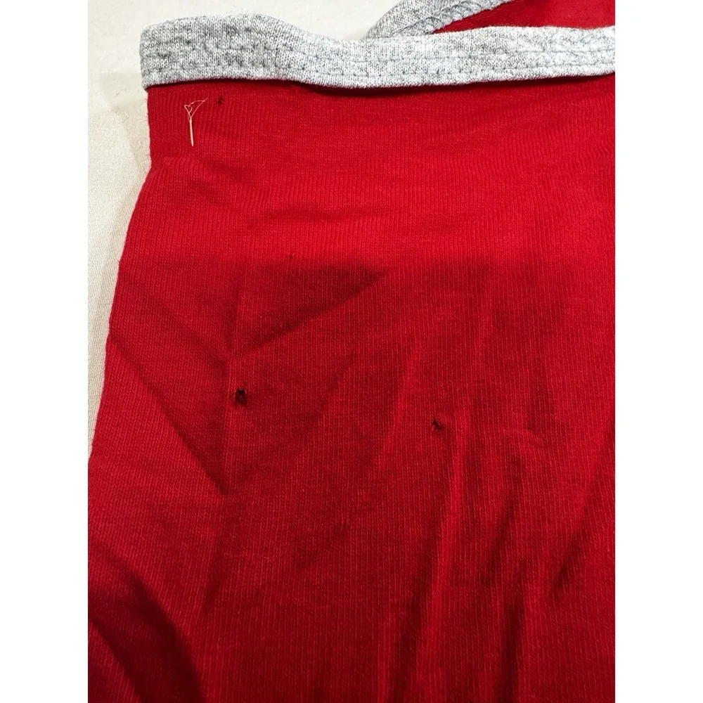 Vintage Fruit Of The Loom Blank Tank Top XL Red Made In USA 90s NWT